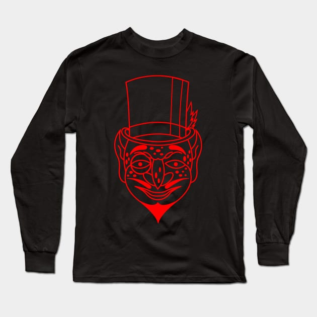 Gentleman Devil Long Sleeve T-Shirt by OrneryDevilDesign